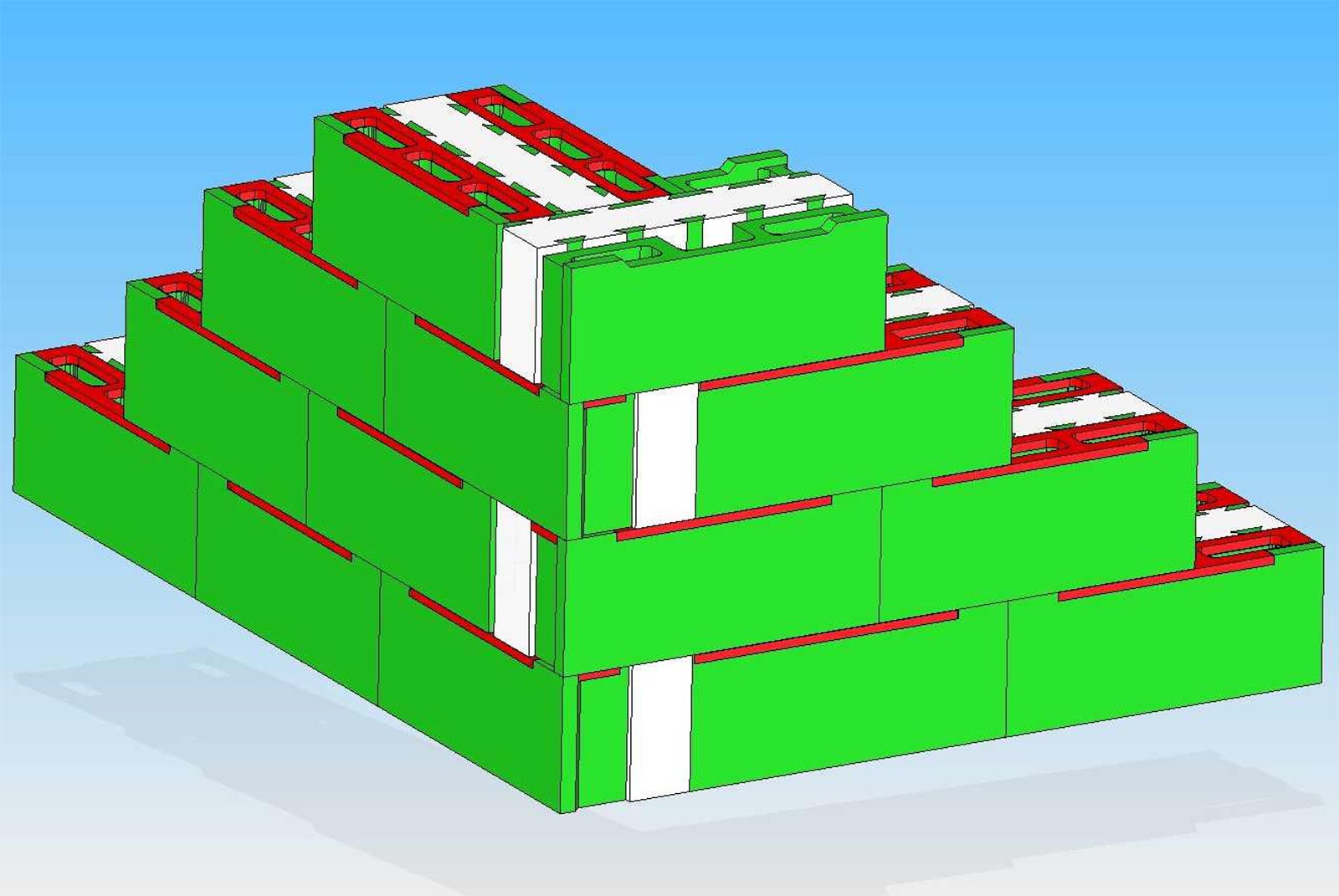  LOAD-BEARING THERMOBLOCK (VOID £ 30%) (Registered pattern) SIDE INSULATING INSERT  