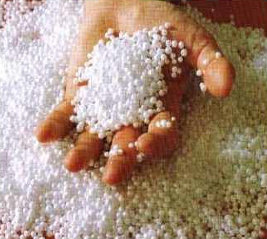  Expanded polystyrene (in grains)  